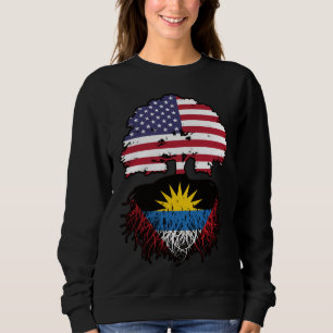 Sweatshirt Indicateur Antiguan American USA Tree Roots