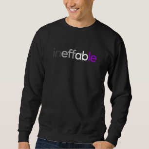 Sweatshirt ineffable  Fierté Asexuelle LGBTQ Ace LGBT Asexual