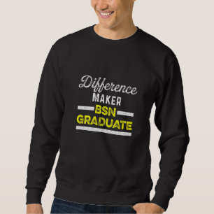 Sweatshirt Infirmière Bsn Étudiante Diplômée en soins infirmi