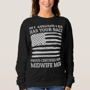 Sweatshirt Infirmière Certifiée Mère maman Vêtements Moms Des