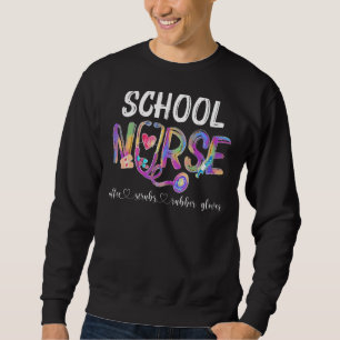 Sweatshirt Infirmière Scrubs Café Gants En Caoutchouc Infirmi