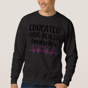 Sweatshirt Infirmière spécialisée dans la vente de médicament