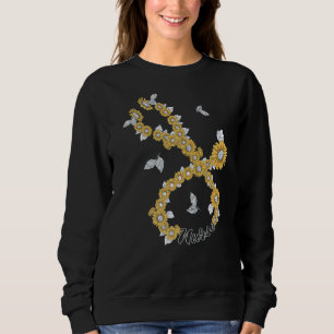 Sweatshirt Infirmière Stethoscope Tournesols 1