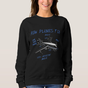Sweatshirt Ingénieur aérospatial drôle Aéro