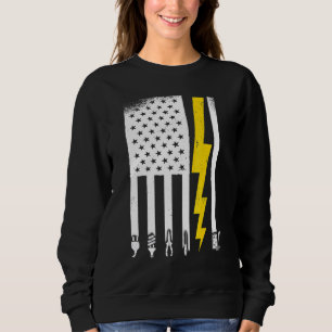 Sweatshirt Ingénieur de ligne électrique électricien _7