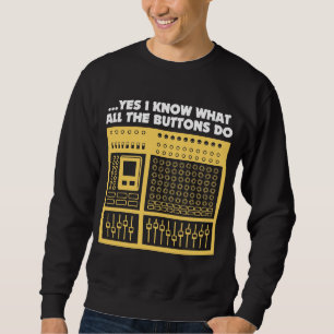 Sweatshirt Ingénieur du son audio - Tourne-disque du DJ de
