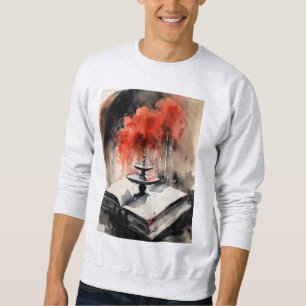 Sweatshirt "Inkwell Legacy : Timeless Writing Art"