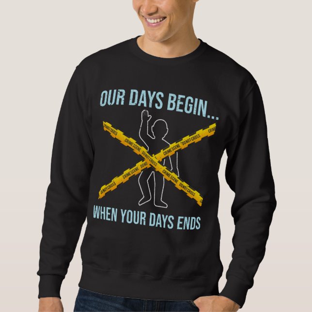 Sweatshirt Inspecteur en sciences judiciaires (Devant)