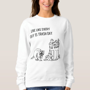 Sweatshirt inspiré racoon