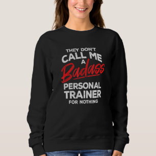 Sweatshirt Instructeur de conditionnement physique - Entraîne