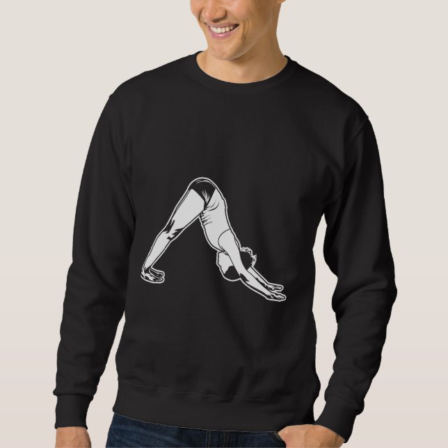 Sweatshirt Instructeur de yoga 89 (Devant)