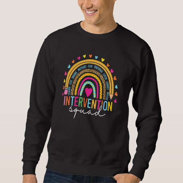 Sweatshirt Intervention de l'équipe de RTI Équipe d'enseignan (Devant)