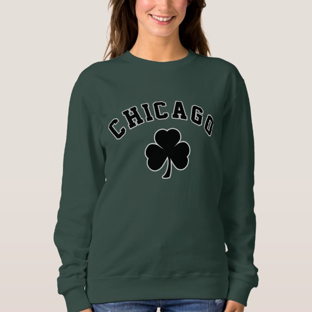 Sweatshirt Irlandais de Chicago (Devant)