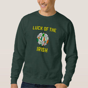 Sweatshirt Irlande Drapeau balle de football - La chance de l