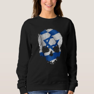 Sweatshirt Israël Drapeau israélien Juif Juif Jérusalem Tel A