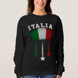 Sweatshirt Italia Italie Drapeau Emblème Fierté Italienne Asc