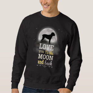 Sweatshirt Italien Mastiff Cane Corso Amour À La Lune