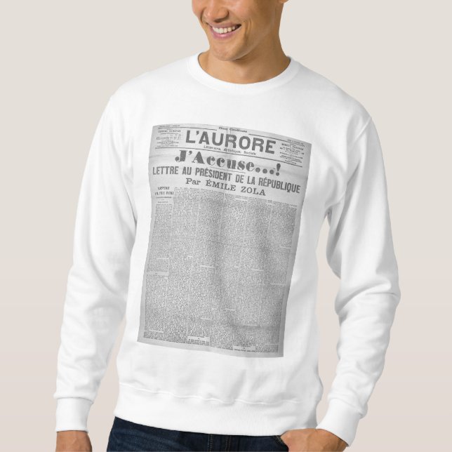 Sweatshirt J'accuse (Devant)