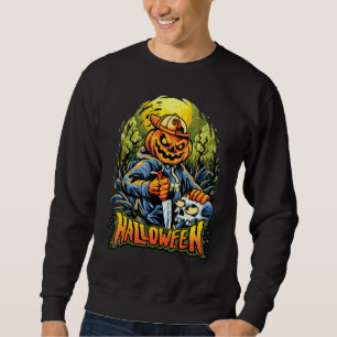 Sweatshirt Jack-o'-lantern Effrayante D'Halloween Caresser Un