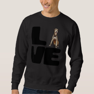 Sweatshirt J'adore mon chien Irish Wolfhound