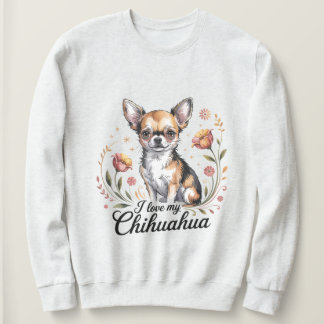 Sweatshirt J'adore mon chihuahua