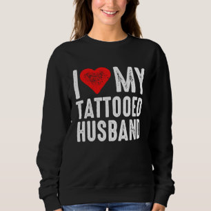 Sweatshirt J'adore mon mari tatoué
