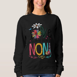 Sweatshirt J'adore qu'on m'appelle Nonna Tournesol