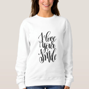 Sweatshirt J'adore votre sourire