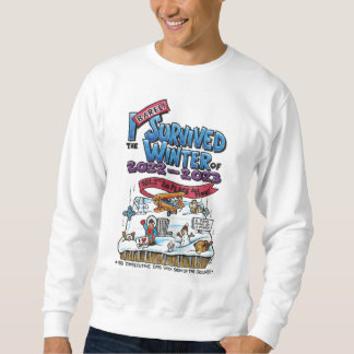 Sweatshirt J'ai à peine survécu à l'hiver 2022-23