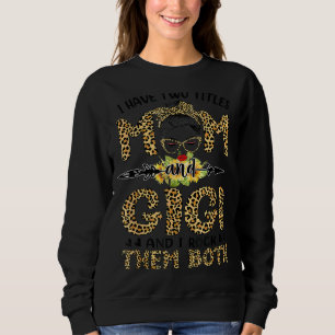 Sweatshirt J'Ai Deux Titres Maman Et Gigi Messy Bun Mère
