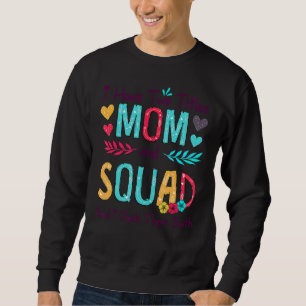 Sweatshirt J'Ai Deux Titres Maman Et Squad Femmes Décor Flora