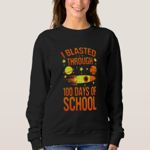 Sweatshirt J'ai explosé les 100 jours d'école enseignants enf