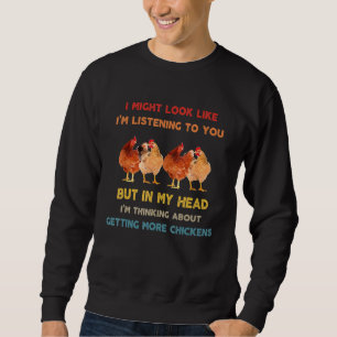 Sweatshirt J'Ai L'Air De T'Écouter Pour En Avoir Plus
