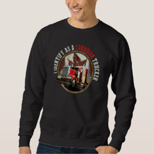 Sweatshirt J'Ai L'Identité D'Être Un Véhicule Canadien De Sou