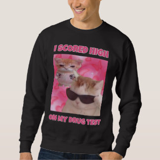 Sweatshirt J'ai marqué un mème de chat