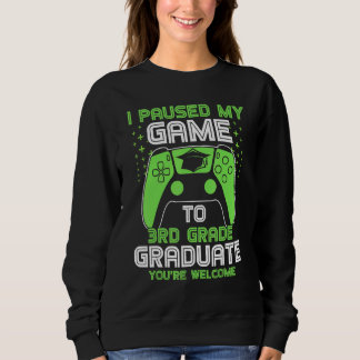 Sweatshirt J'Ai Suspendu Mon Jeu Au Jeu D'Étudiant De 3E Anné