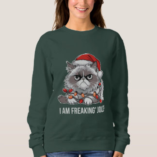 Sweatshirt J'Ai Trop Fou