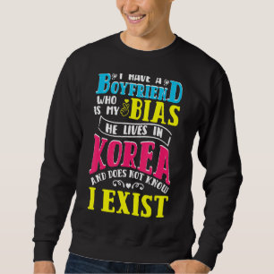 Sweatshirt J'Ai Un Petit Ami Coréen Kpop Kdrama Ado Girl