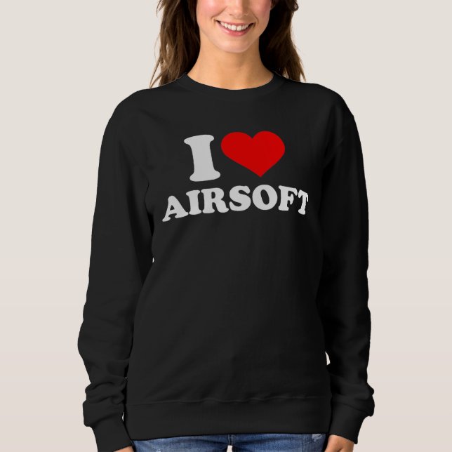Sweatshirt J'aime Airsoft (Devant)