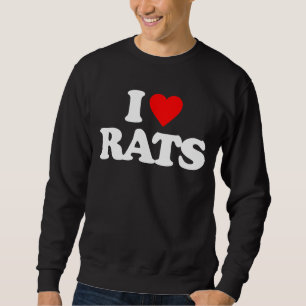 SWEATSHIRT J'AIME DES RATS