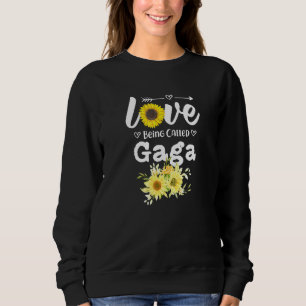 Sweatshirt J'Aime Être Appelé Citation Tournesol