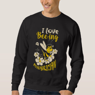 Sweatshirt J'aime être un pédiatre médecin abeille