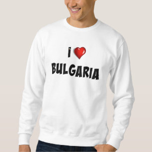 Sweatshirt J'aime la Bulgarie