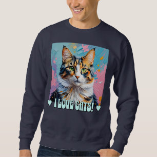 Sweatshirt J'Aime Les Chats !