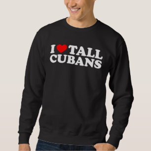 Sweatshirt J'aime les Cubains grands