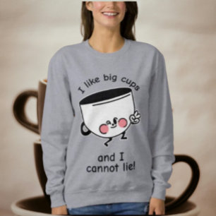 Sweatshirt J'aime les grandes tasses – Sweat-shirt