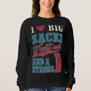 Sweatshirt J'Aime Les Grands Sacs, Les Extrémités Serrées Et