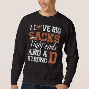 Sweatshirt J'Aime Les Grands Sacs, Les Extrémités Serrées Et