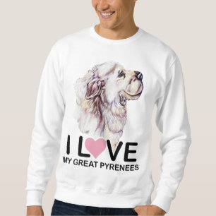 Sweatshirt J'aime mes Grands Pyrénées