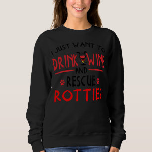 Sweatshirt J'Aime Mes Rotties Mignonnes Pour Rottweiler Chien